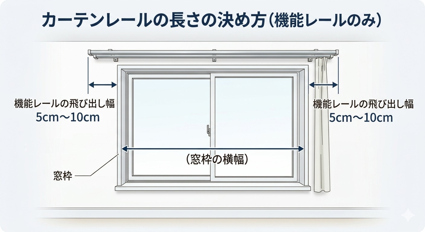 機能レール長さ